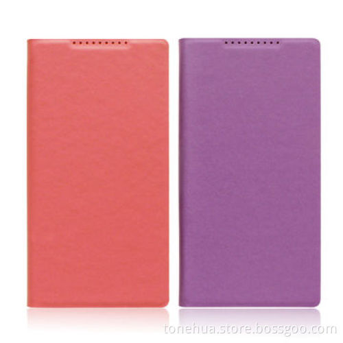 PU Leather Flip Case for Sony Z2, OEM/ODM Orders are Welcome, Various Colors are Available